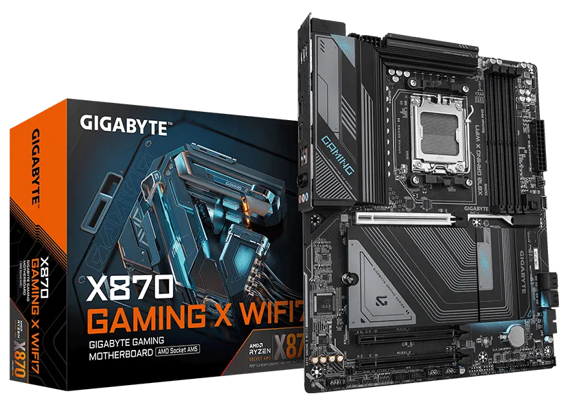 MOTHERBOARD GIGABYTE AM5 X870 GAMING X WIFI7 DDR5 BOX