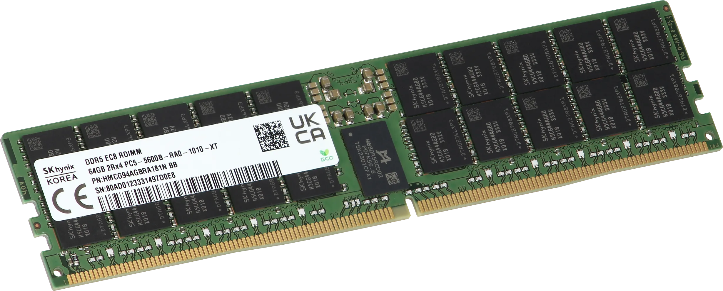 MEMORIA DELL 64GB DDR5 RDIMM 5600 MT/s ECC