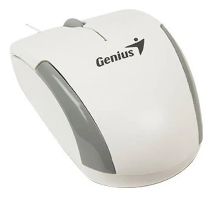 MOUSE USB MINI RETRACTIL GENIUS MICRO TRAVELER WHITE - Imagen 2