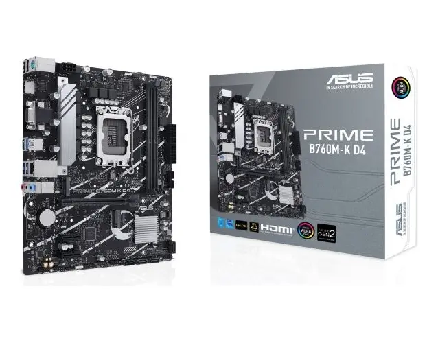 MOTHERBOARD ASUS PRIME B760M-K D4 LGA 1700 DDR4
