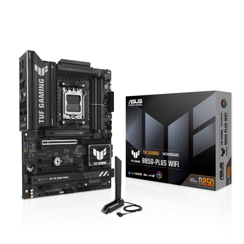 MOTHERBOARD ASUS TUF GAMING B850-PLUS WIFI AM5 DDR5