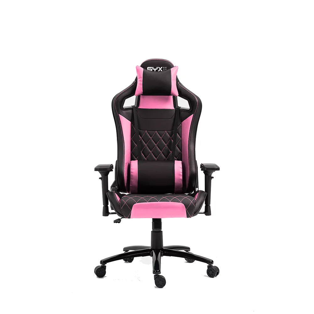 SILLA GAMER SYX CH-451 ROSA/NEGRO