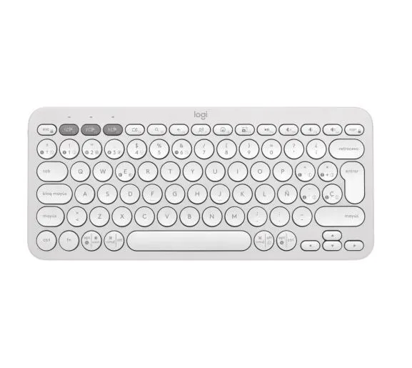 TECLADO INALÁMBRICO LOGITECH PEBBLE 2 K380 BLANCO