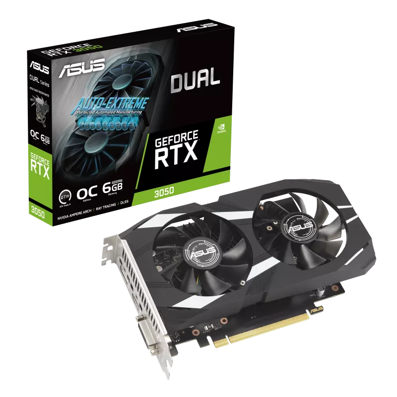 VGA 6GB RTX 3050 ASUS DUAL 06G D6