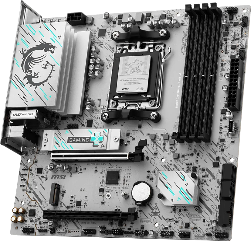 MOTHERBOARD MSI AM5 B840M GAMING WIFI6E DDR5 BOX M-ATX