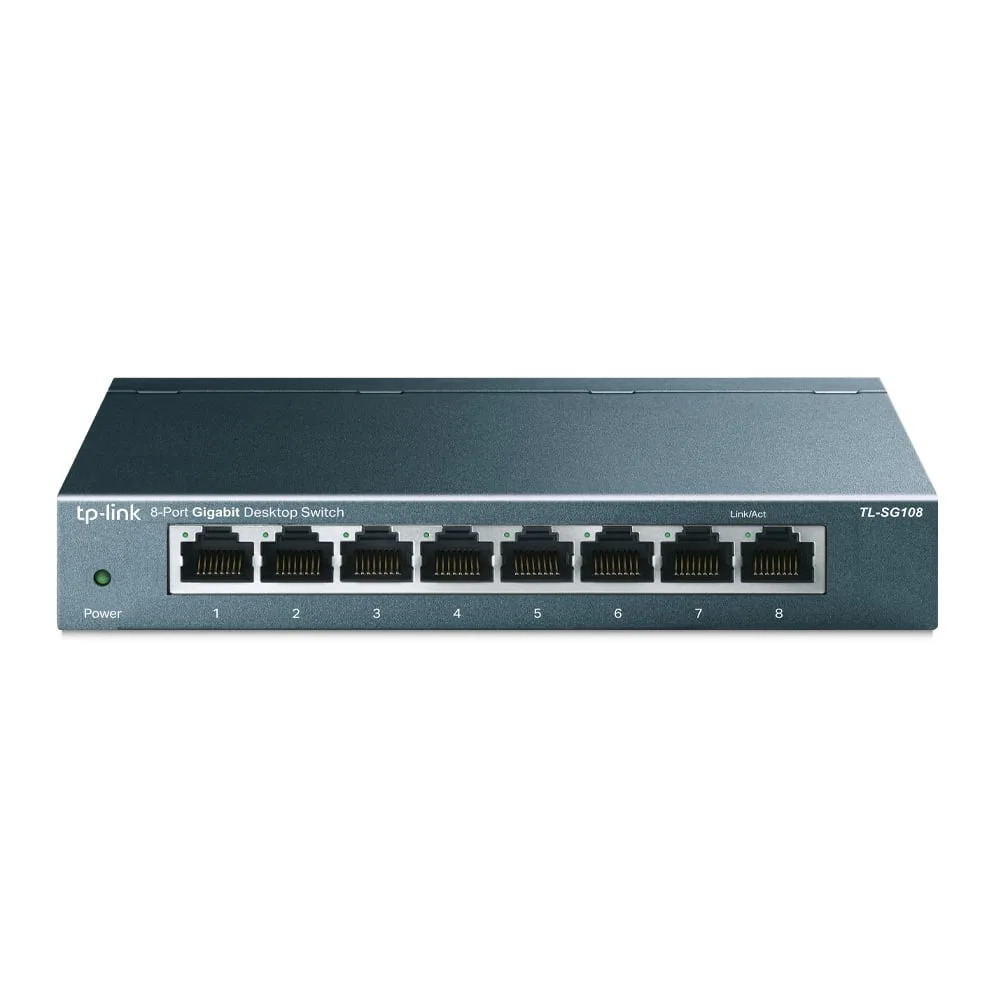 TL-SG108 SWITCH 8P TPLINK GIGABIT ACERO (6898)