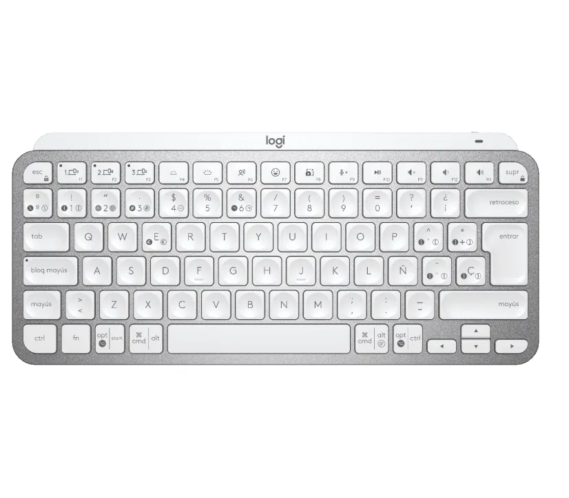 TECLADO LOGITECH WIRELESS MX KEYS MINI GREY RETROILUM 920-010477