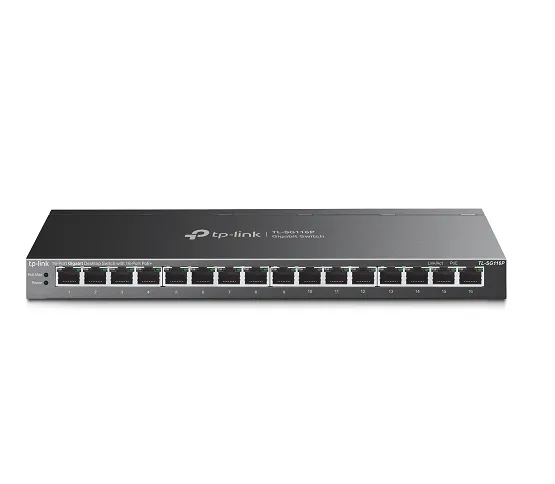 TL-SG116P SWITCH 16P GIGA POE TPLINK SMART GIGABIT (0301)