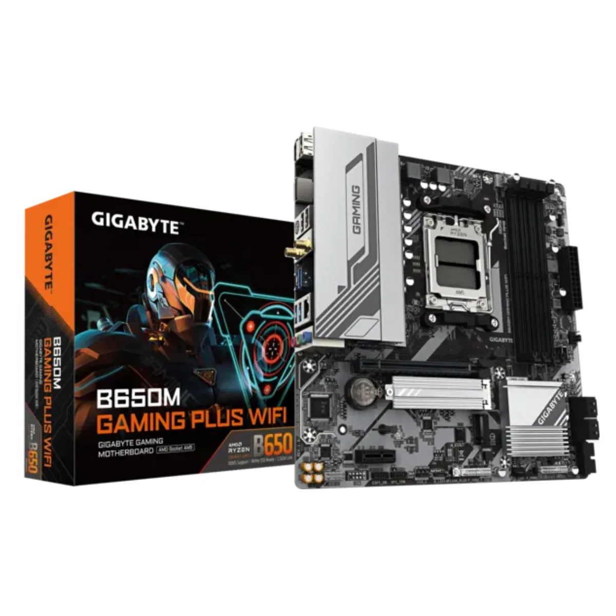 MOTHER GIGABYTE B650M GAMING PLUS WF DDR5 AM5 (SERIE 7000/8000/9000) (2213)
