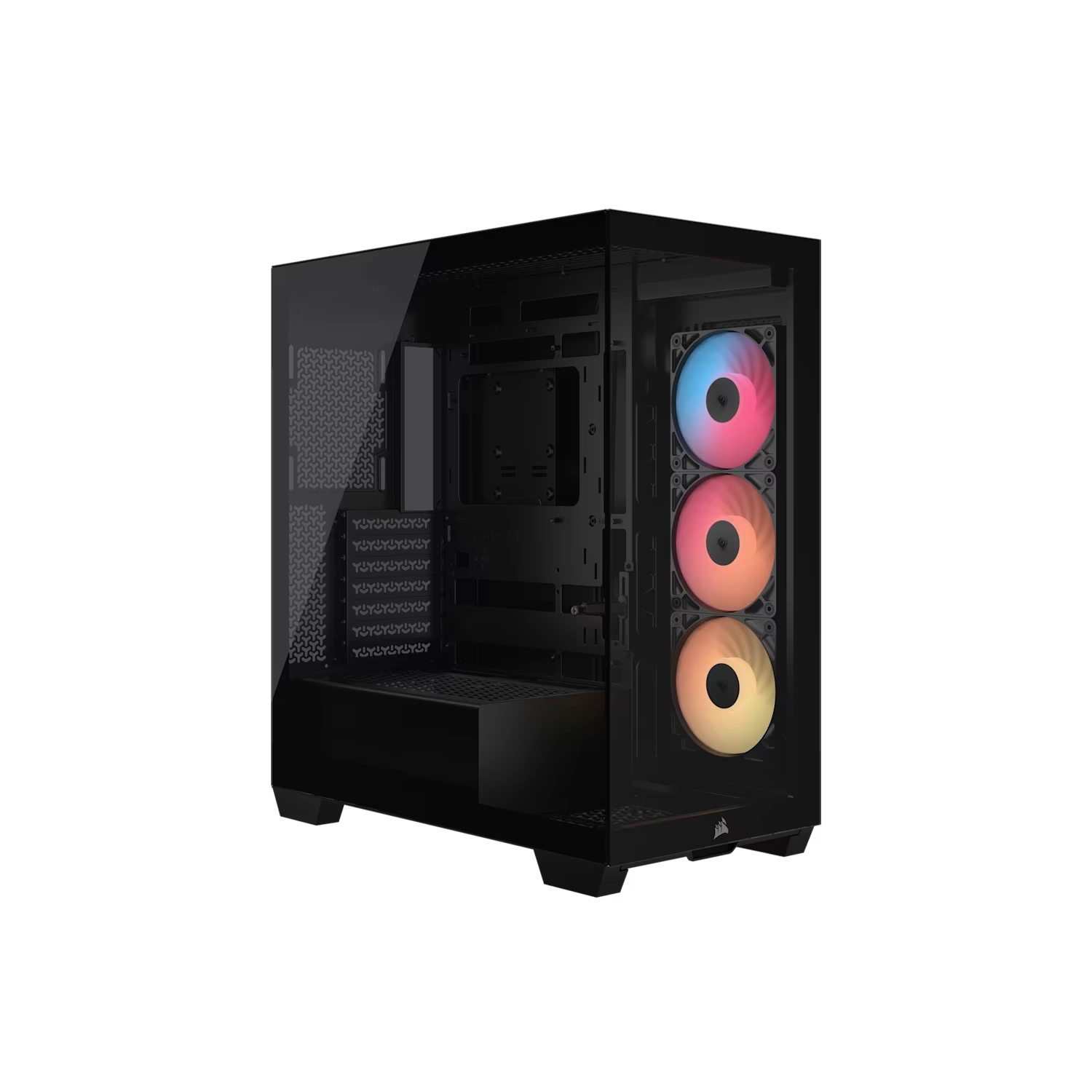 GABINETE CORSAIR 3500X RS-R ARGB MID TOWER NEGRO