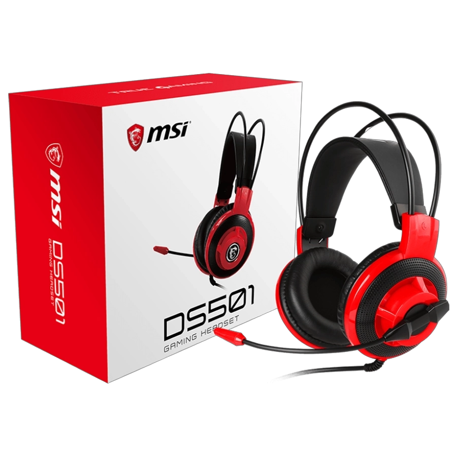 AURICULARES + MIC MSI GAMER HEADSET DS501 JACK3.5