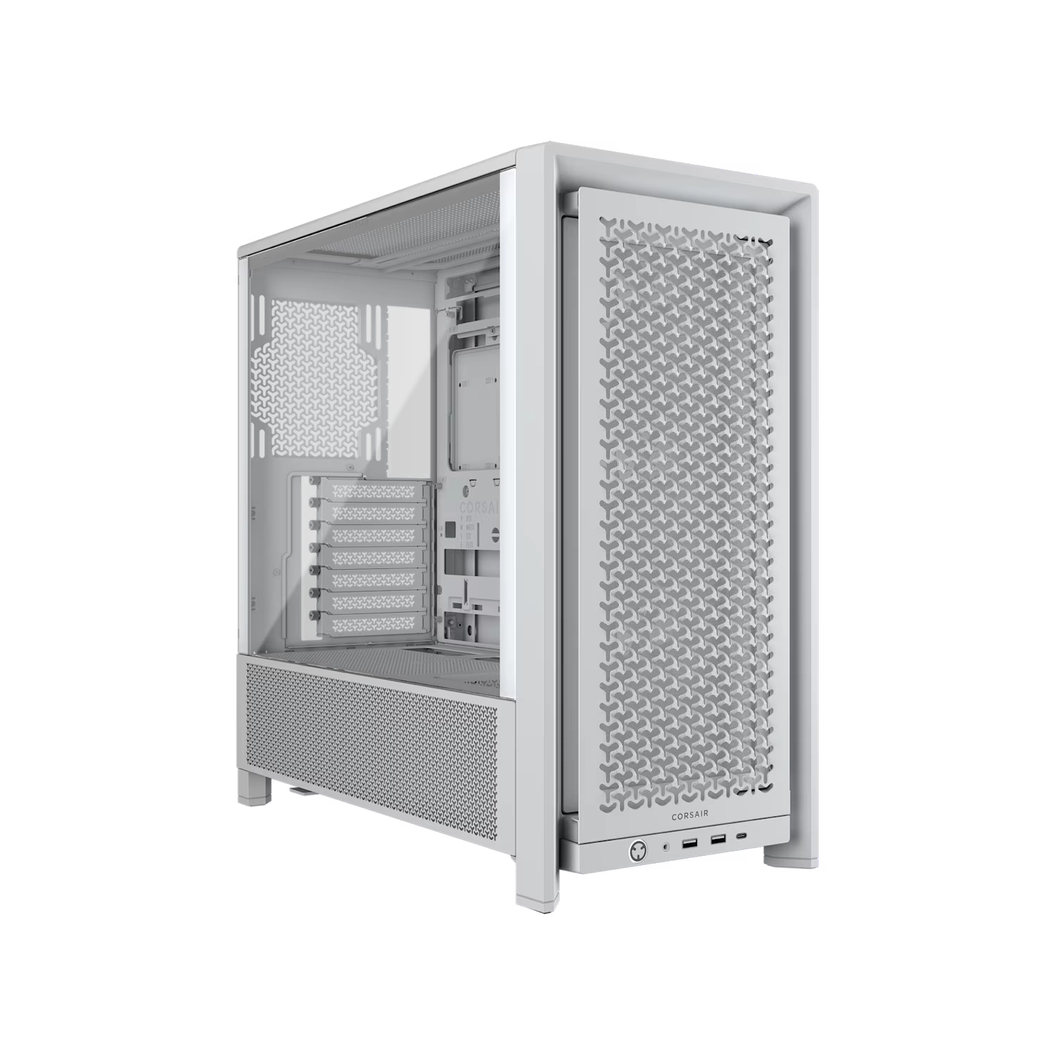 GABINETE CORSAIR FRAME 4000D RS MID TOWER BLANCO