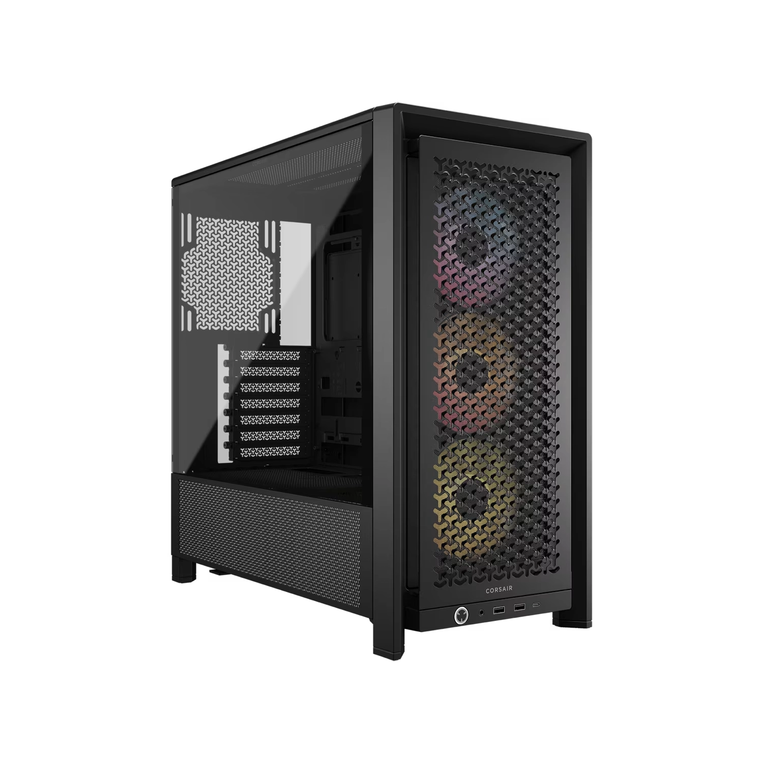 GABINETE CORSAIR FRAME 4000D RS ARGB MID TOWER NEGRO