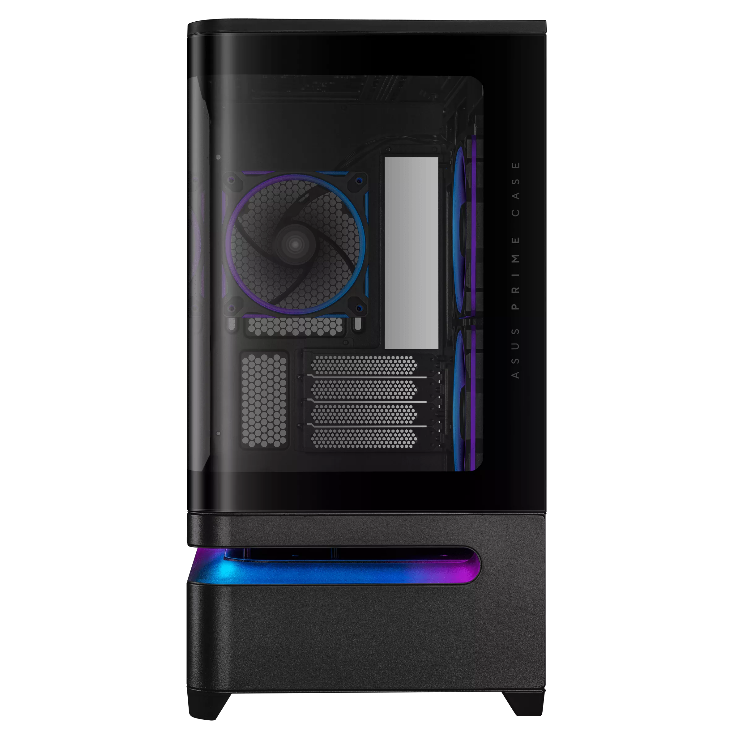 GABINETE ASUS PRIME AP202 TG ARGB BLACK V TEMPLADO - Imagen 5
