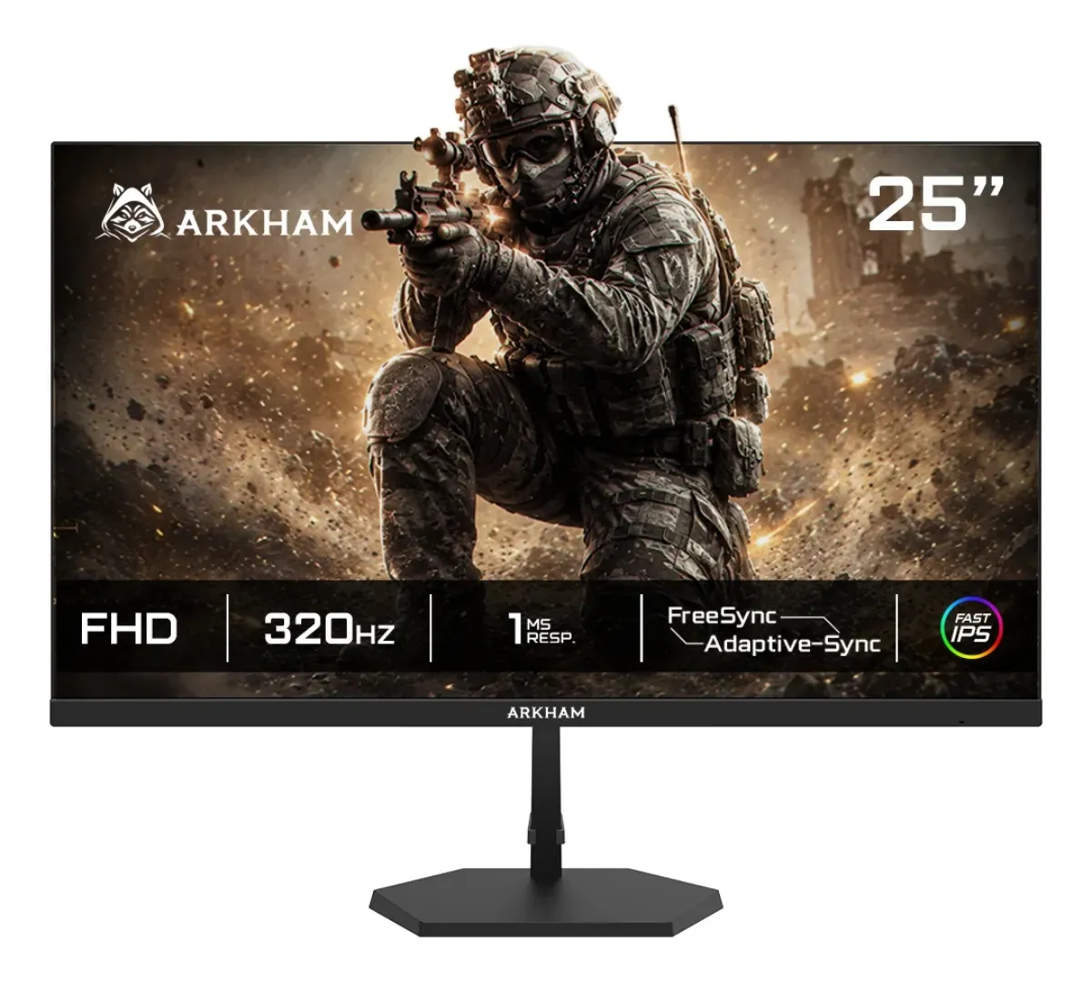 MONITOR 25 ARKHAM GAMER 320HZ IPS FHD 1MS HDMI/ DP