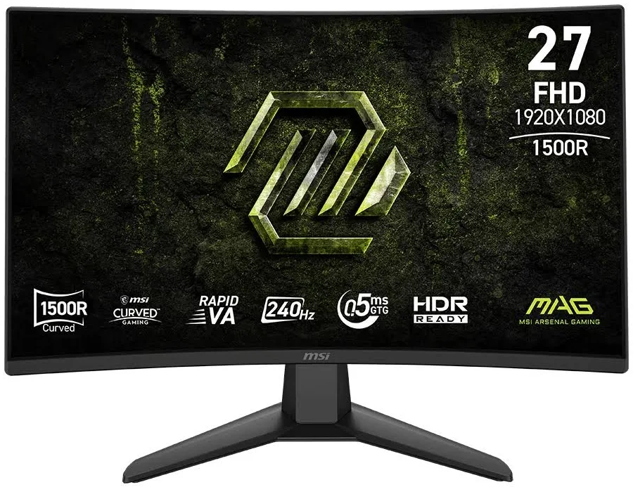 MONITOR MSI MAG 274CF X24 27" VA FHD 240HZ 0.5MS CURVED FICHA USA