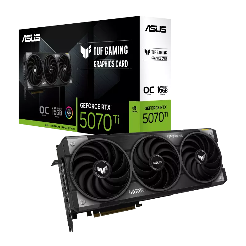 PLACA DE VIDEO ASUS TUF RTX 5070 TI OC 16GB GAMING