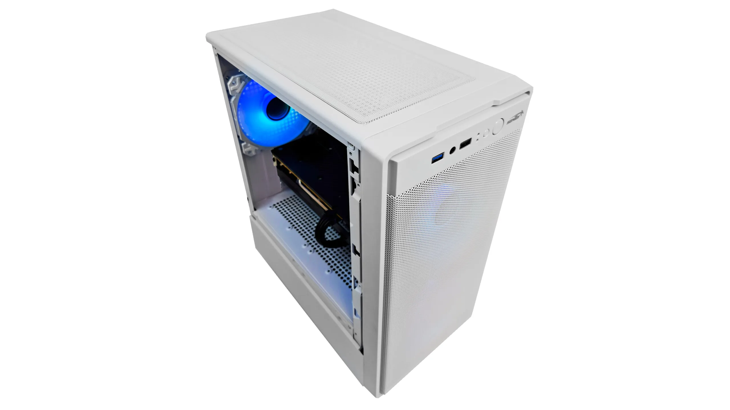 GABINETE SENTEY M12 MESH WHITE - 3 FANS A-RGB - Imagen 3