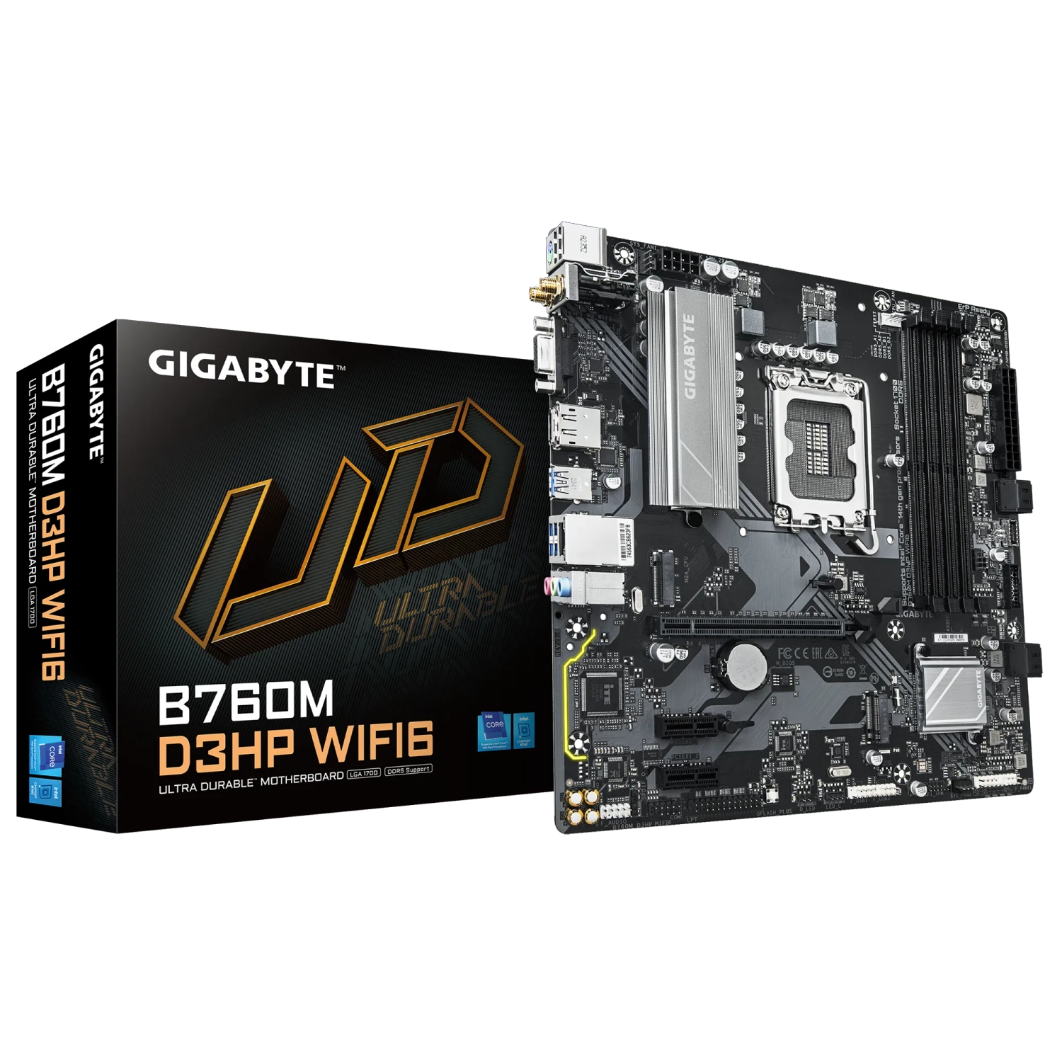 MOTHERBOARD GIGABYTE B760M D3HP WIFI6 LGA1700 DDR5