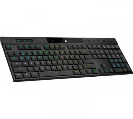 Teclado gamer CORSAIR RGB ultradelgado K100 AIR WIRELESS CHERRY MX Ultra Low Profile - Imagen 2