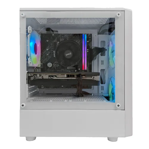GABINETE SENTEY M12 MESH WHITE - 3 FANS A-RGB