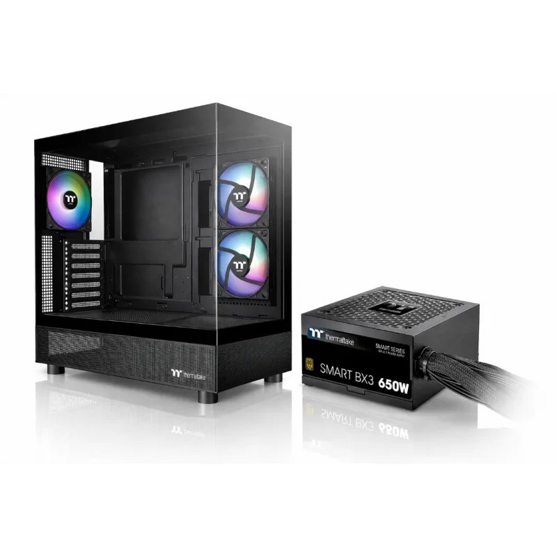 GABINETE C/FUENTE THERMALTAKE VIEW 270 + BX3 650W 80 PLUS BRONZE