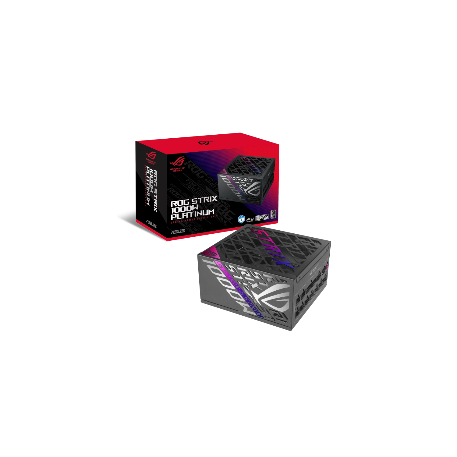 FUENTE ASUS ROG-STRIX 1000W PLATINUM GAMING