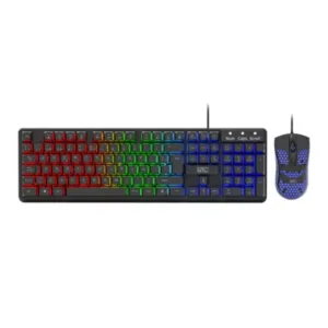 KIT PRISMA DUO TECLADO Y MOUSE GAMER NEGRO GTC - https://clickgaming.com.ar