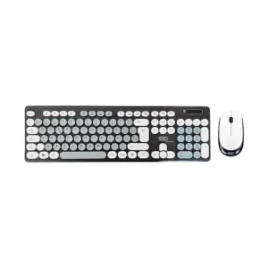 KIT SOFT DUO TECLADO Y MOUSE INALAMBRICO GRIS GTC - https://clickgaming.com.ar