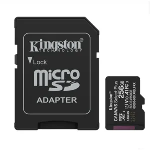 MicroSD KINGSTON 256GB c/Adap Gen3 150MB/s Canvas Plus CL10 (8507) - https://clickgaming.com.ar