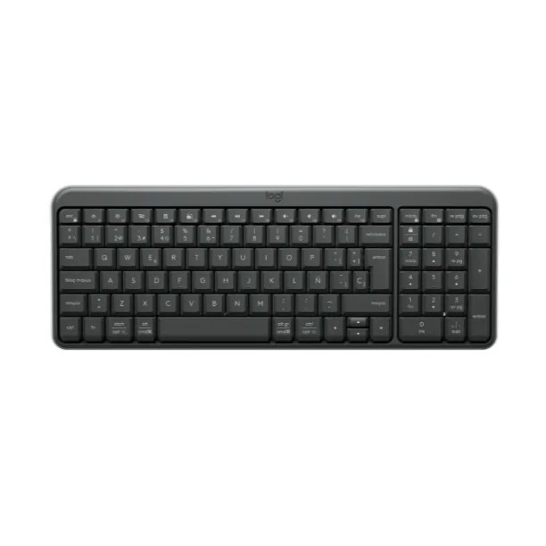TECLADO LOGITECH BLUETOOTH K250 PEBBLE GRAPHITE - https://clickgaming.com.ar