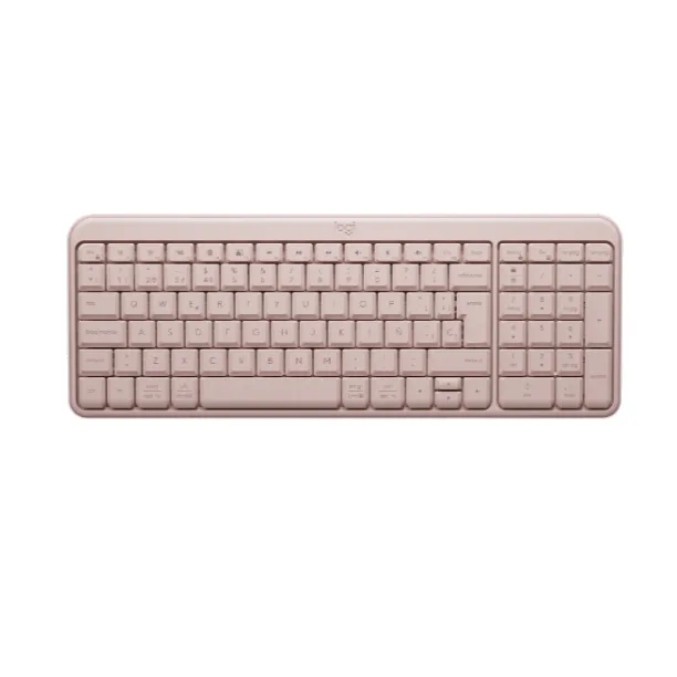 Teclado Logitech Bluetooth K250 Pebble Rose 920-013447 - https://clickgaming.com.ar