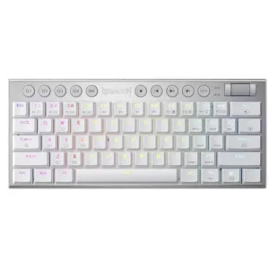 TECLADO MECANICO REDRAGON HORUS MINI WHITE SWITCH RED - https://clickgaming.com.ar