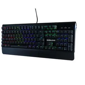 TECLADO MECANICO SHENLONG MK9600SB 105 TECLAS ESPAÑOL, SWITCH BLUE - https://clickgaming.com.ar