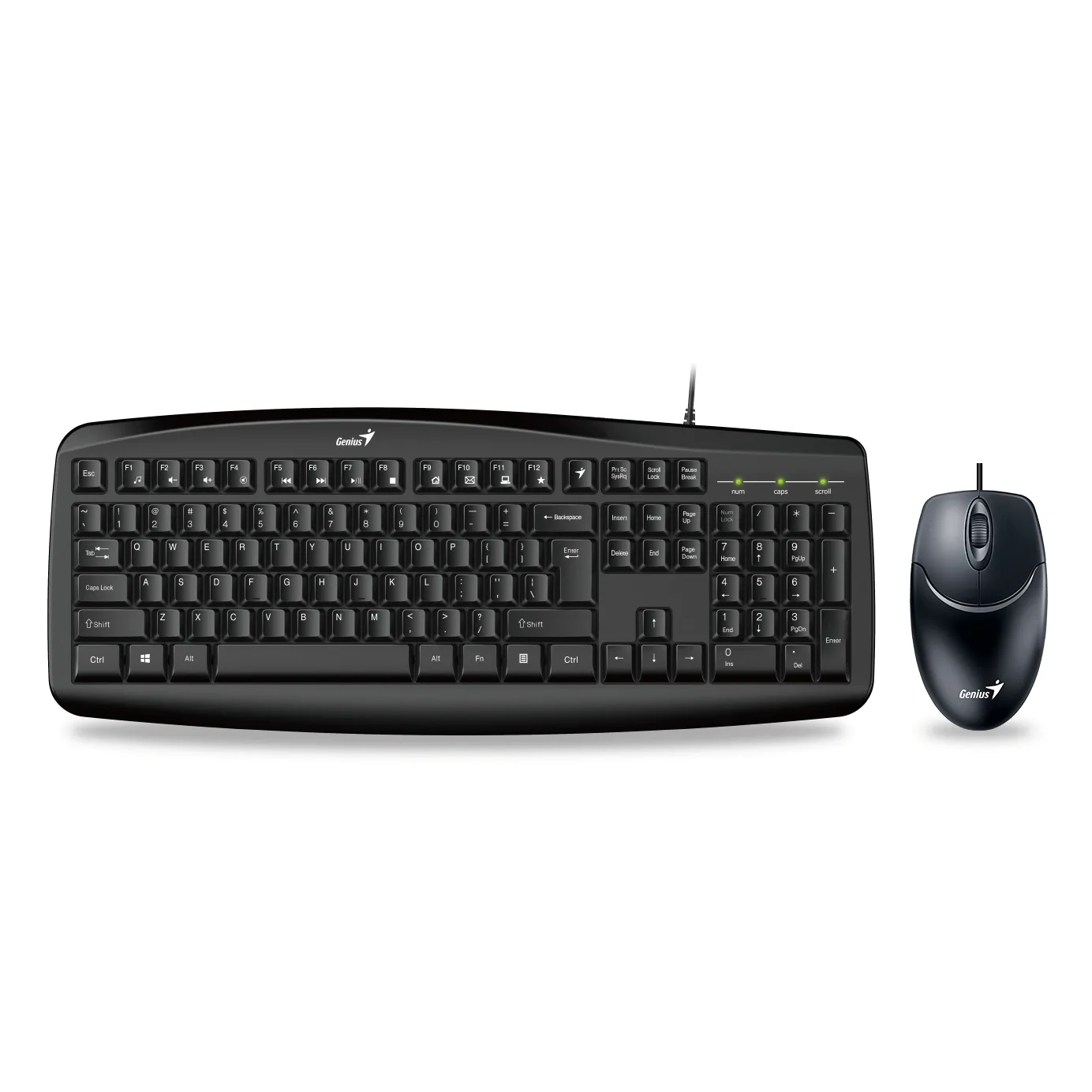 TECLADO+MOUSE GENIUS KM-200 USB BLK (6229)