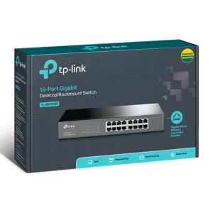 TL-SG1016D Switch 16P Gigabit Tp-Link Desktop (0613) - https://clickgaming.com.ar