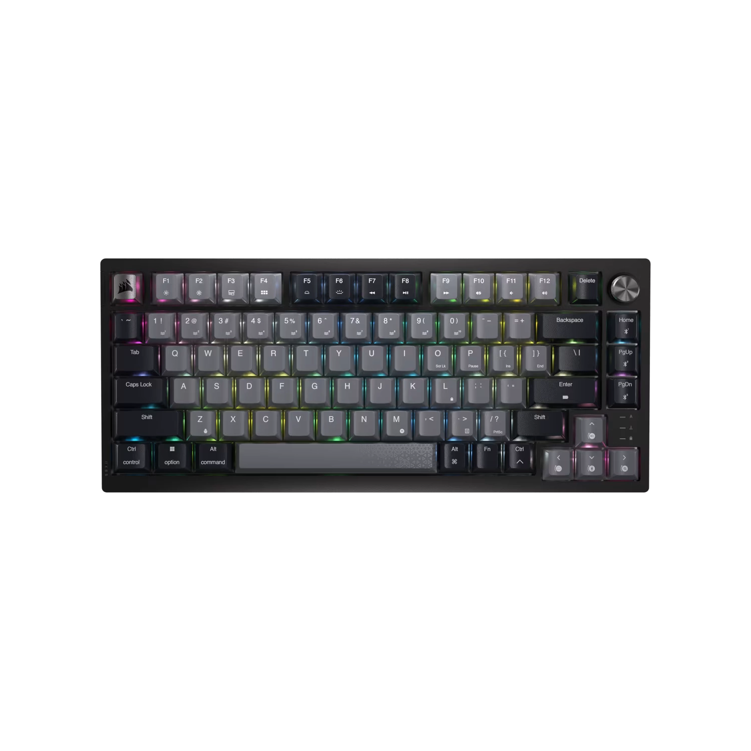 TECLADO GAMER MECANICO CORSAIR RGB 75 % K65 PLUS WIRELESS
