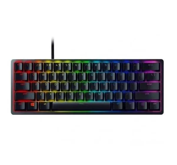 TECLADO RAZER HUNTSMAN MINI 60% OPTICAL PURPLE SWITCH SPANISH LAYOUT (7101)