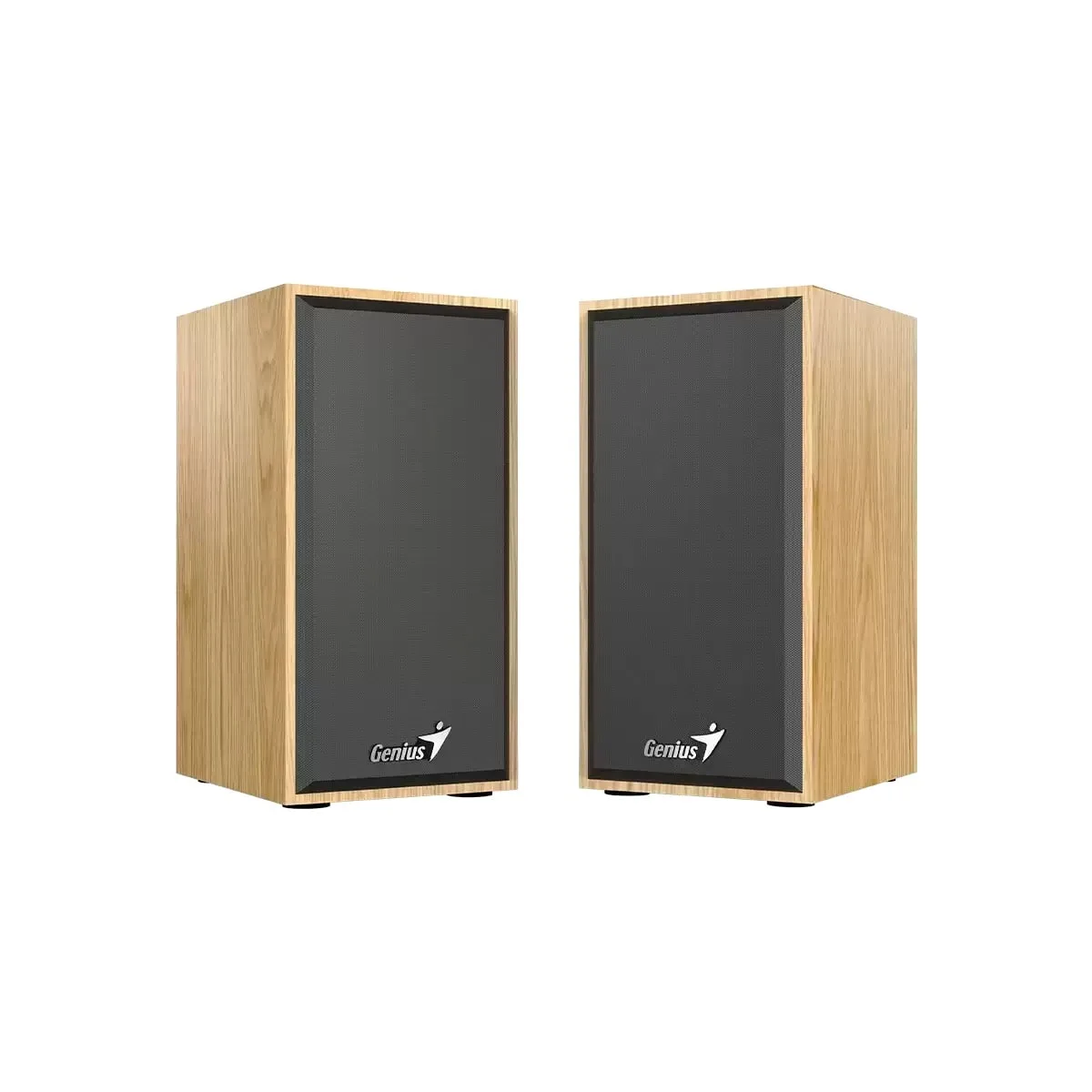 PARLANTE GENIUS SP-HF180 6W USB PINE WOOD (2701)
