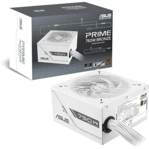 FUENTE 750W ASUS 80 PLUS PRIME 750B BRONCE WHITE (no modular) - https://clickgaming.com.ar