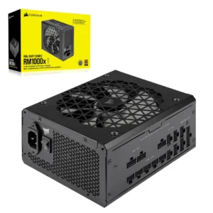 FUENTE CORSAIR RM1000x Shift 1000W 80 Plus Gold Full Modular PCIe 5.1 / ATX 3.1 Black - https://clickgaming.com.ar