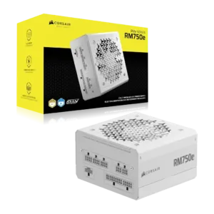 FUENTE CORSAIR RM750e 2025 750W Cybernetics Platinum Full Modular PCIe 5.1 White - https://clickgaming.com.ar