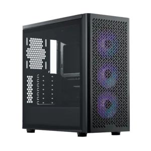 Gabinete Cooler Master Elite 502 Black 3 Fans ARGB s/fuente - https://clickgaming.com.ar