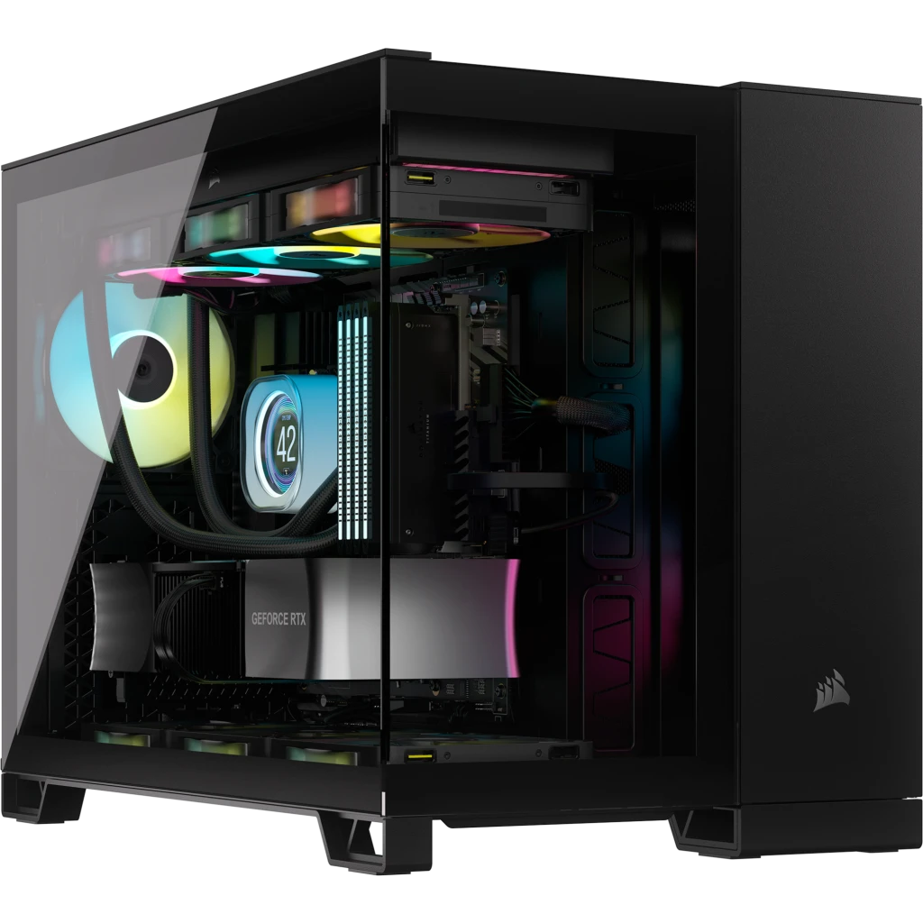 GABINETE CORSAIR 2500X TG MID-TOWER DUAL CHAMBER BLACK