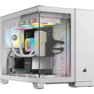 GABINETE CORSAIR 2500X TG Mid-Tower Dual Chamber White - https://clickgaming.com.ar