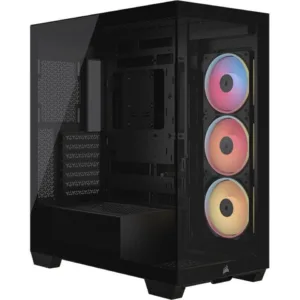 GABINETE CORSAIR 3500X LX-R RGB iCUE LINK Mid Tower Negro - https://clickgaming.com.ar