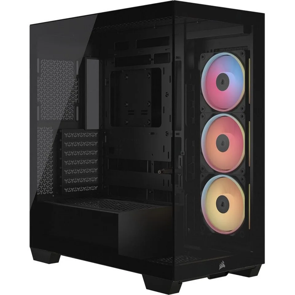 GABINETE CORSAIR 3500X LX-R RGB ICUE LINK MID TOWER NEGRO