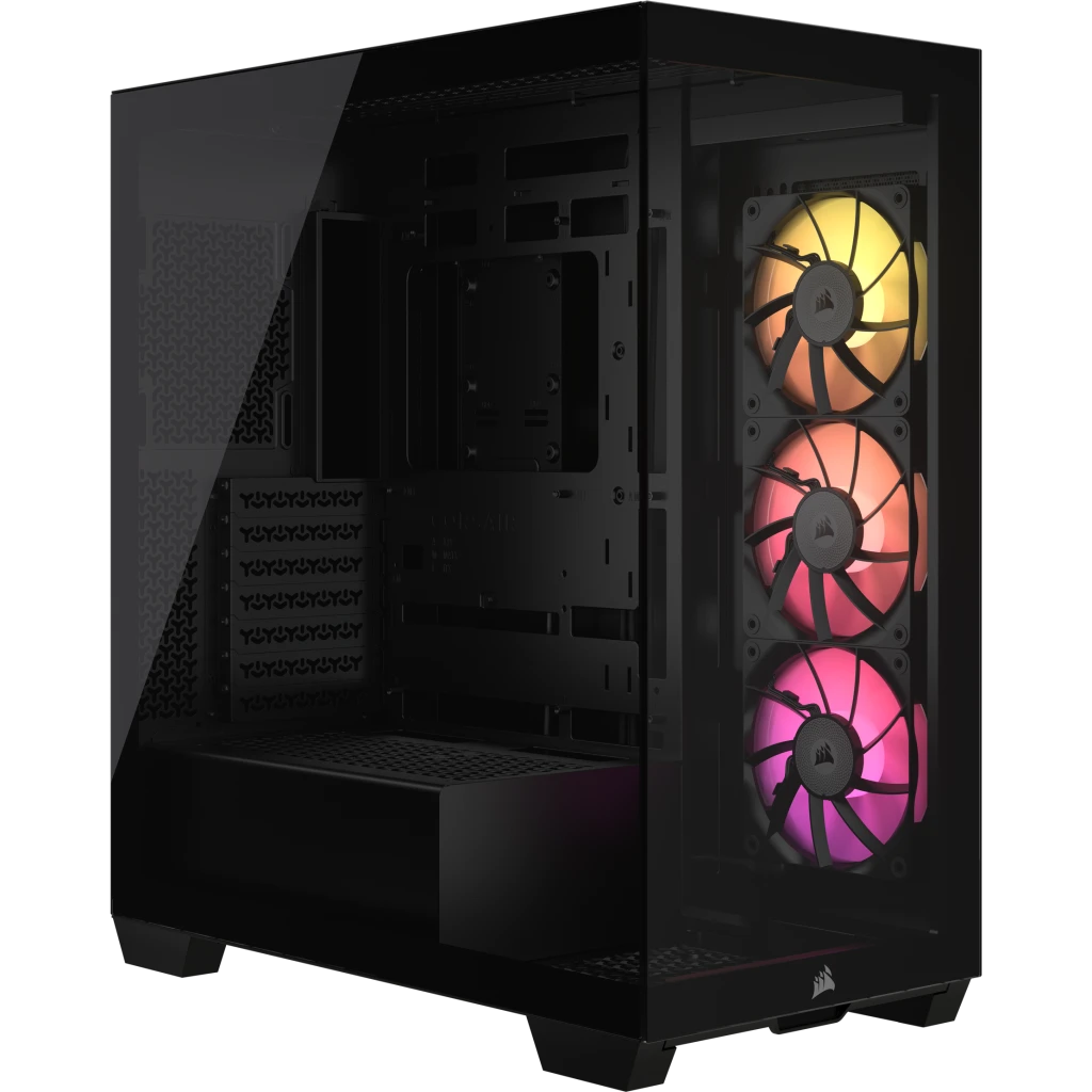 GABINETE CORSAIR ICUE 3500X RGB MID-TOWER TG FAN ICUE X3 BLACK