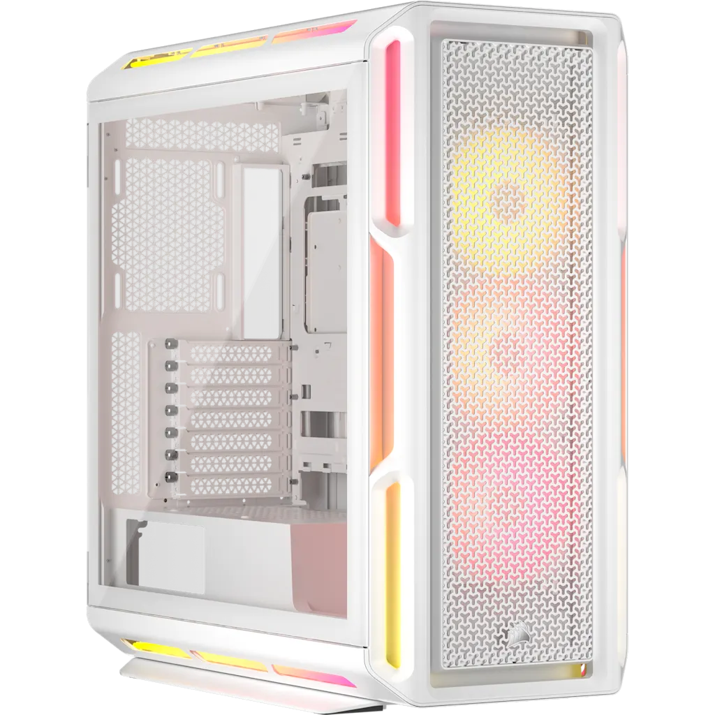 GABINETE CORSAIR ICUE LINK 5000T LX RGB MID TOWER BLANCO