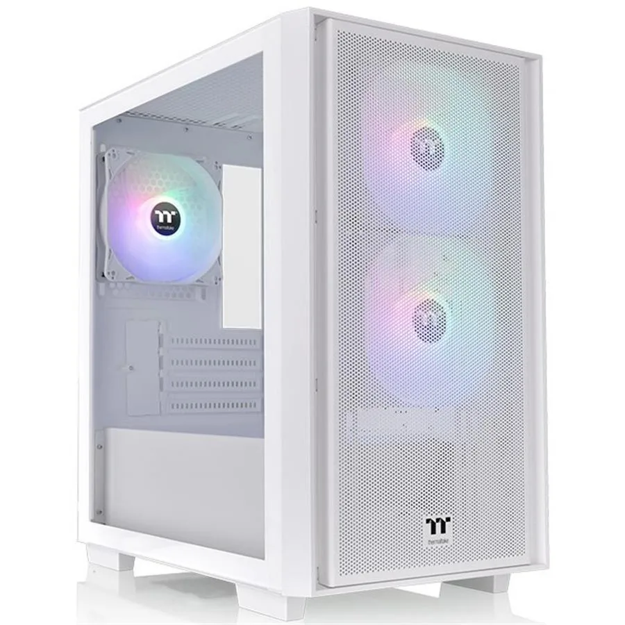 GABINETE THERMALTAKE VERSA H16 TG ARGB SNOW WHITE - https://clickgaming.com.ar